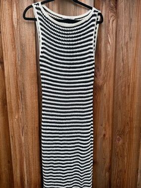 A&F striped beach maxi